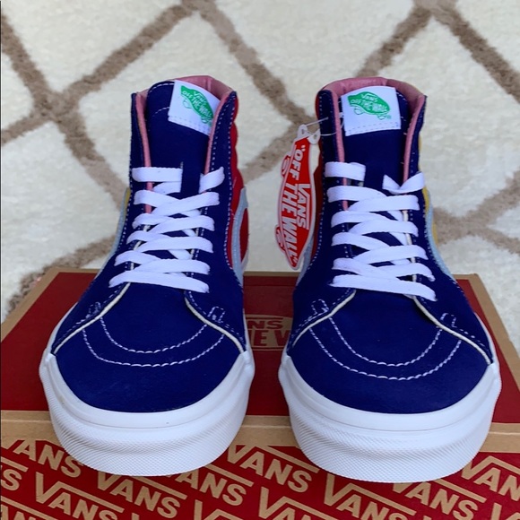 VANS Sk8-Hi SUNSHINE Multi/True White men’s - Picture 6 of 16